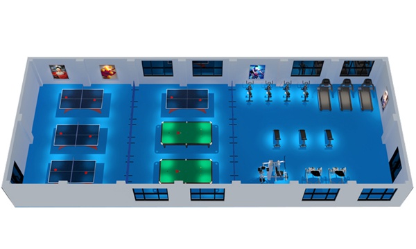 200平方健身房配置方案-广西suncitygroup太阳集团体育健身器材有限公司